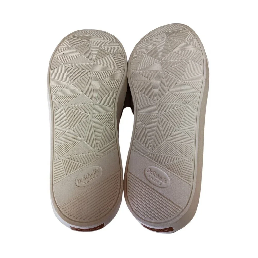 Dr. Scholls Nova Sneakers Womens Size 9 Wide Faux Suede Perfed Soft Gray Odorban - Picture 5 of 8